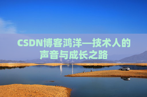 CSDN博客鸿洋—技术人的声音与成长之路